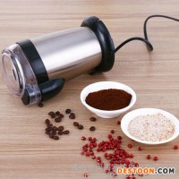 Diyu8832B 半自動(dòng)咖啡磨豆機(jī)供應(yīng)多功能五谷磨粉機(jī)磨豆器 不銹鋼咖啡機(jī) 小型家用磨咖啡豆機(jī)  廚房小家電廠家