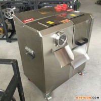 不銹鋼商業(yè)絞肉灌腸機(jī) 多功能切肉機(jī)生產(chǎn)廠家 絞切兩用切肉灌腸機(jī)