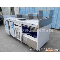冰友商用制冰機方塊冰臺式制冰機工作臺奶茶咖啡店冷飲操作臺設備