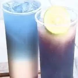 視頻|臺(tái)灣茶飲走繽紛路線 三色奶茶受追捧