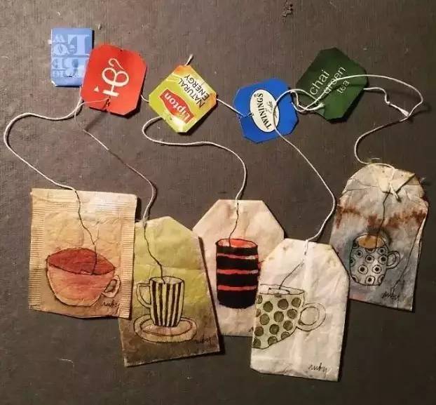 史上最“味兒”藝術(shù)家，將用過的茶包變成無價(jià)收藏品