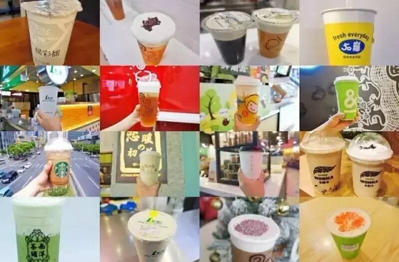 上海十幾家品牌奶蓋大PK  你喜歡誰家的？