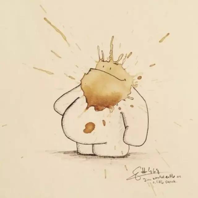 有人討厭咖啡漬，有人卻把它變成了藝術(shù)