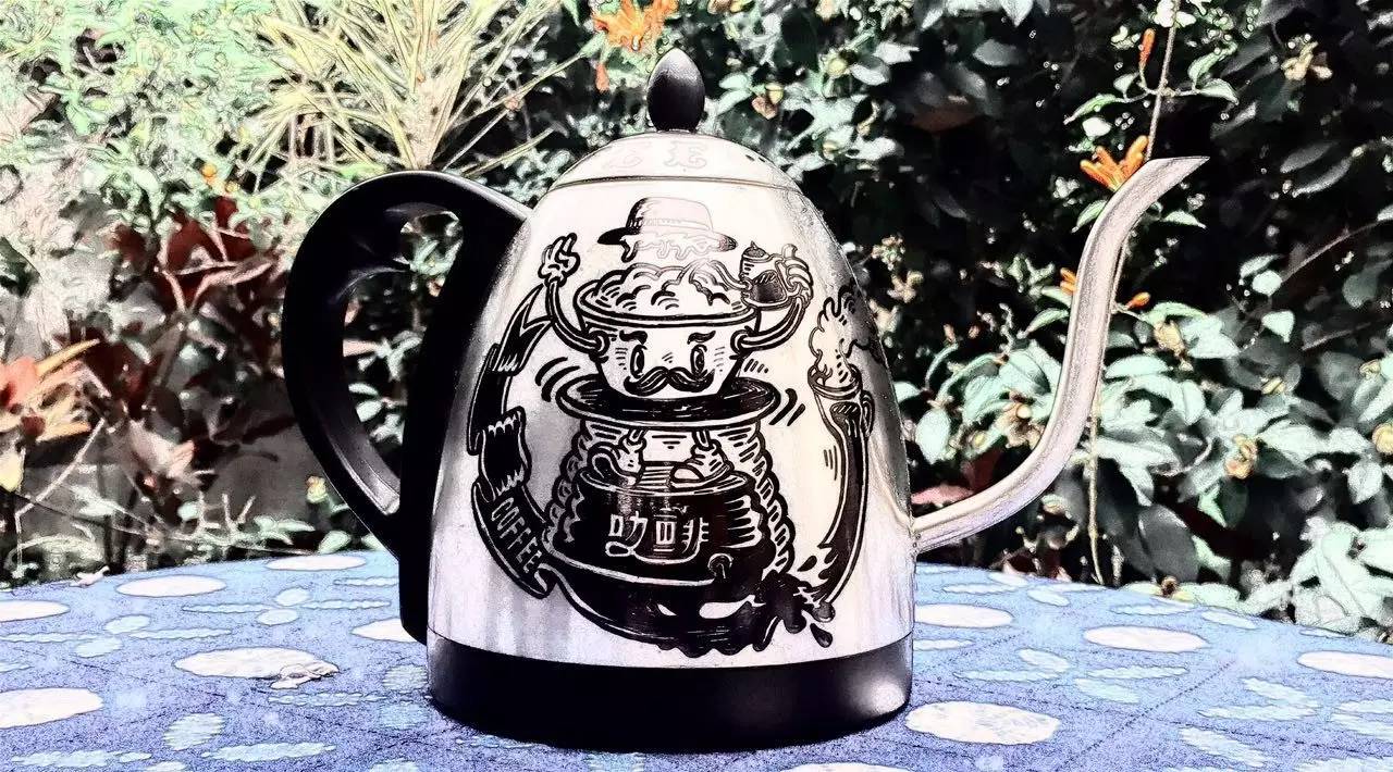 手沖壺被玩"壞"了：創(chuàng)意涂鴉大賽正式啟動，獎品拿到手軟