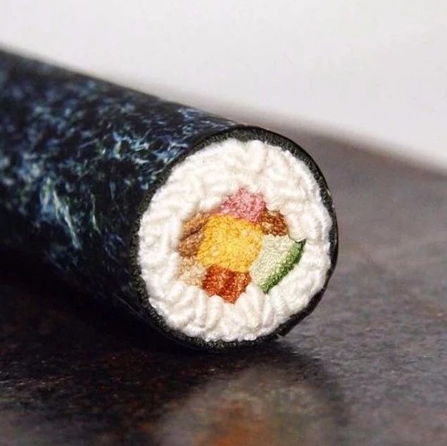 雜記 ? 大開眼界， D逼真美食微型刺繡作品欣賞
