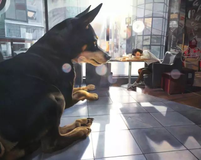 國外最暖心的一組油畫，太治愈了