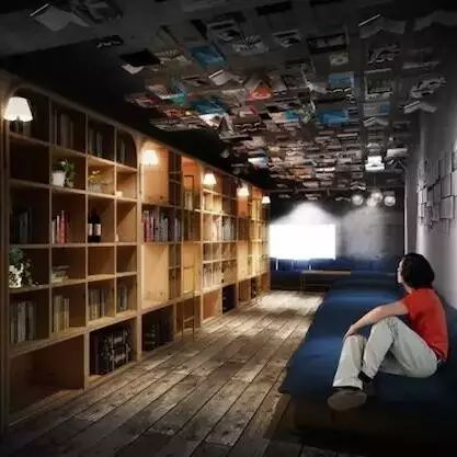 這家旅館好屌，你能抱著書(shū)睡覺(jué)！