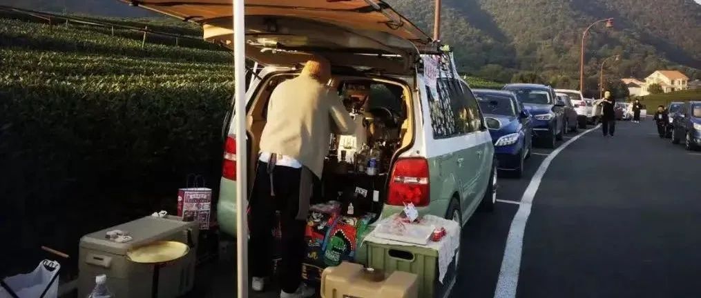 一邊喝咖啡一邊看采茶，茶園邊露營咖啡生意火爆！