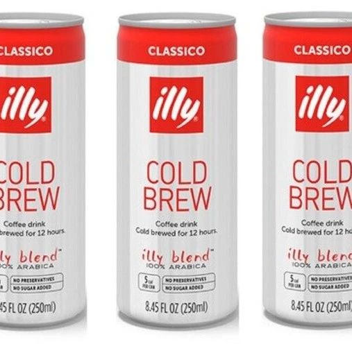 意大利國(guó)寶級(jí)illy咖啡品牌推出首款即飲冷萃咖啡！