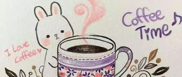 超萌咖啡主題鉛筆畫，速度圍觀！