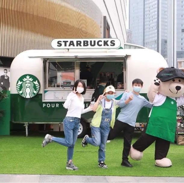 星巴克這個微型店 瞄準露營風(fēng)“第三空間”