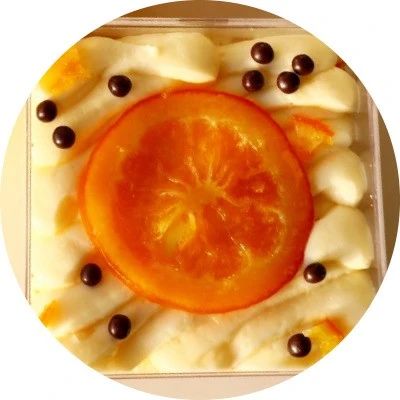盒子蛋糕新口味，橙意滿滿！