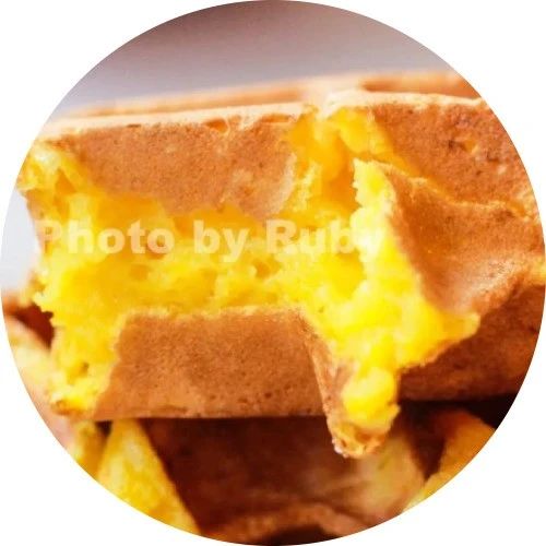 金燦燦的營養(yǎng)早餐——南瓜華夫餅