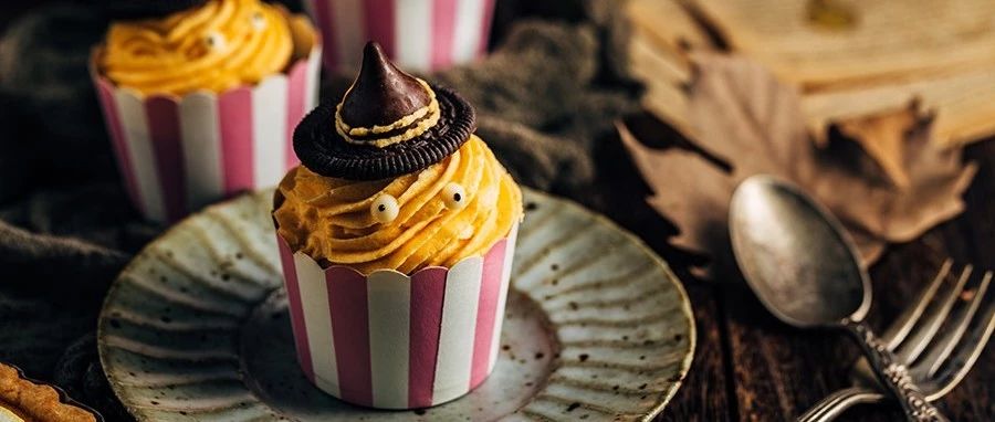 萬圣節(jié)杯子蛋糕，做最甜的搗蛋鬼！