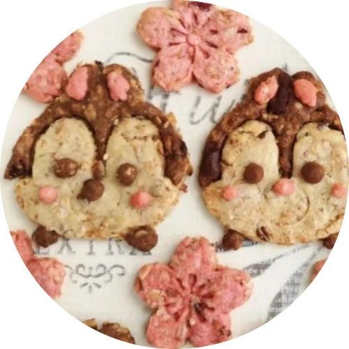 超可愛松鼠燕麥曲奇，高纖低卡解饞不長胖~