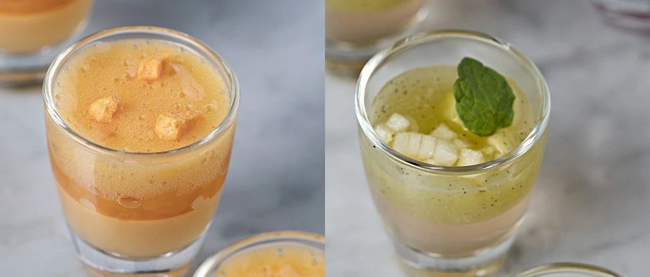 青蘋果+薄荷 or 芒果+椰子，這樣的杯裝甜點(diǎn)還需要Mojito嗎？