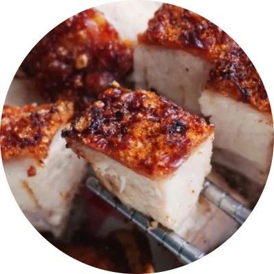嘎嘣脆的脆皮燒肉，可媲美燒味店了！