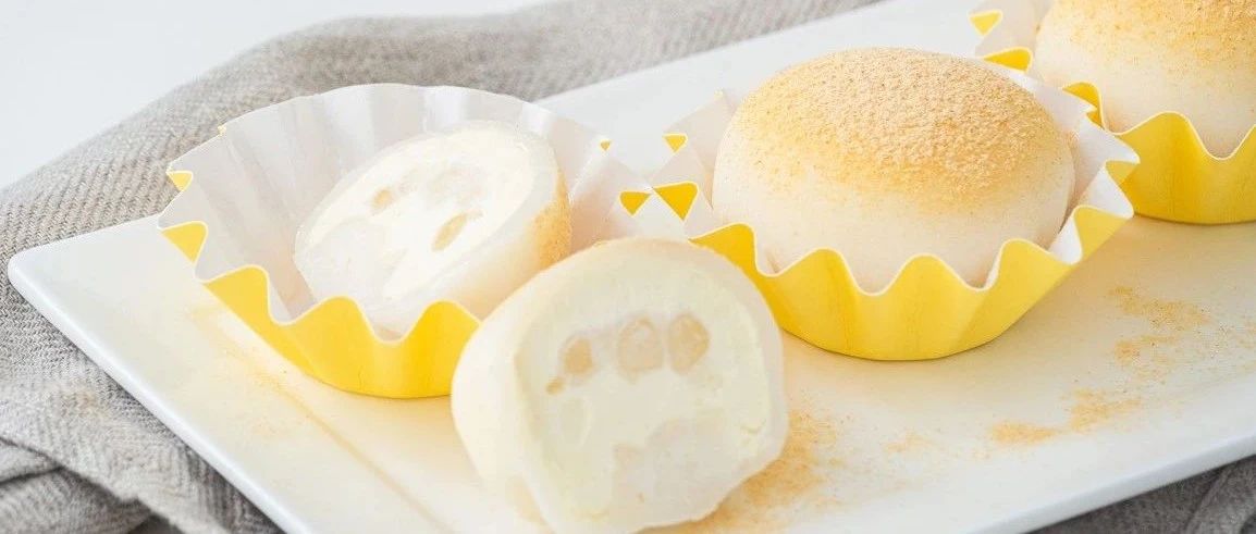 金秋甜點(diǎn)小圓胖「豆乳雪媚娘」,Q彈隔夜不老化，操作簡(jiǎn)單so easy